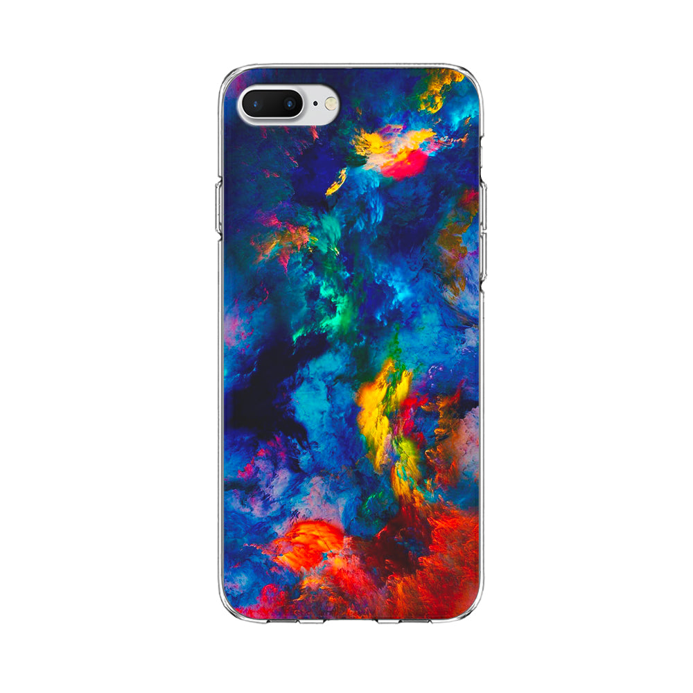 Beautiful Marble Colorful 001 iPhone 8 Plus Case-Phone Case-Clear Soft Case-Altracase