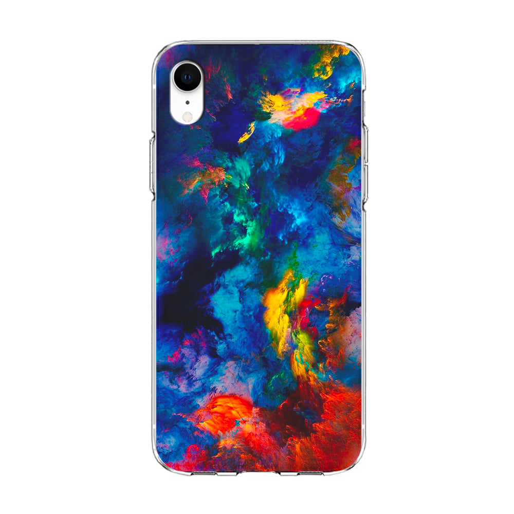 Beautiful Marble Colorful 001 iPhone XR Case-Phone Case-Clear Soft Case-Altracase