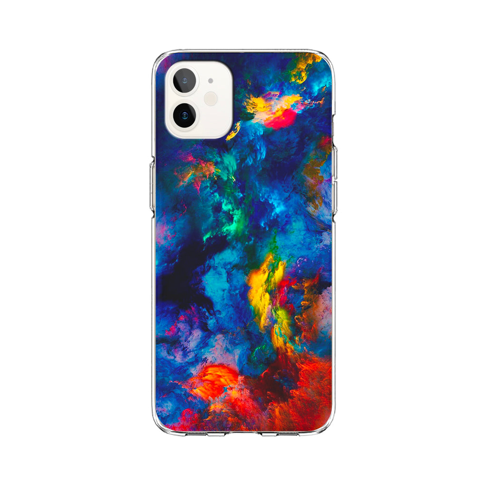 Beautiful Marble Colorful 001 iPhone 12 Case-Phone Case-Clear Soft Case-Altracase