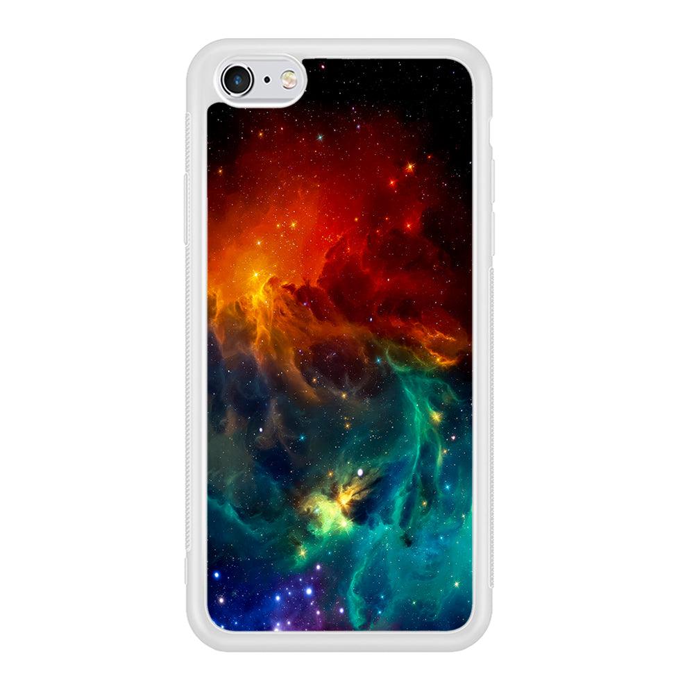 Beautiful Space Colorful 001 iPhone 6 | 6s Case-Phone Case-Rubber White (2D Case)-Altracase
