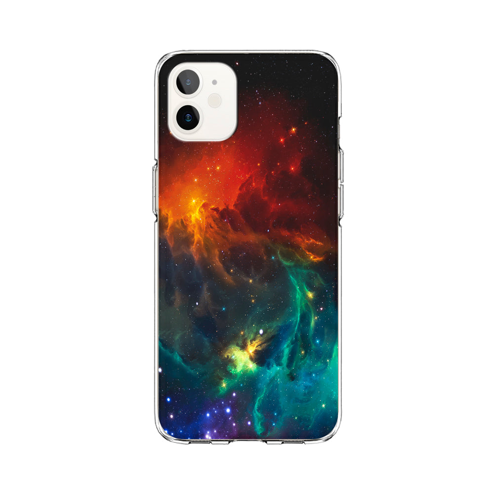 Beautiful Space Colorful 001 iPhone 12 Case-Phone Case-Clear Soft Case-Altracase