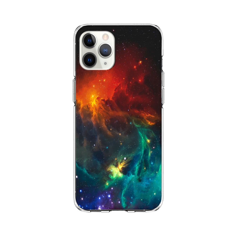 Beautiful Space Colorful 001 iPhone 11 Pro Case-Phone Case-Clear Soft Case-Altracase
