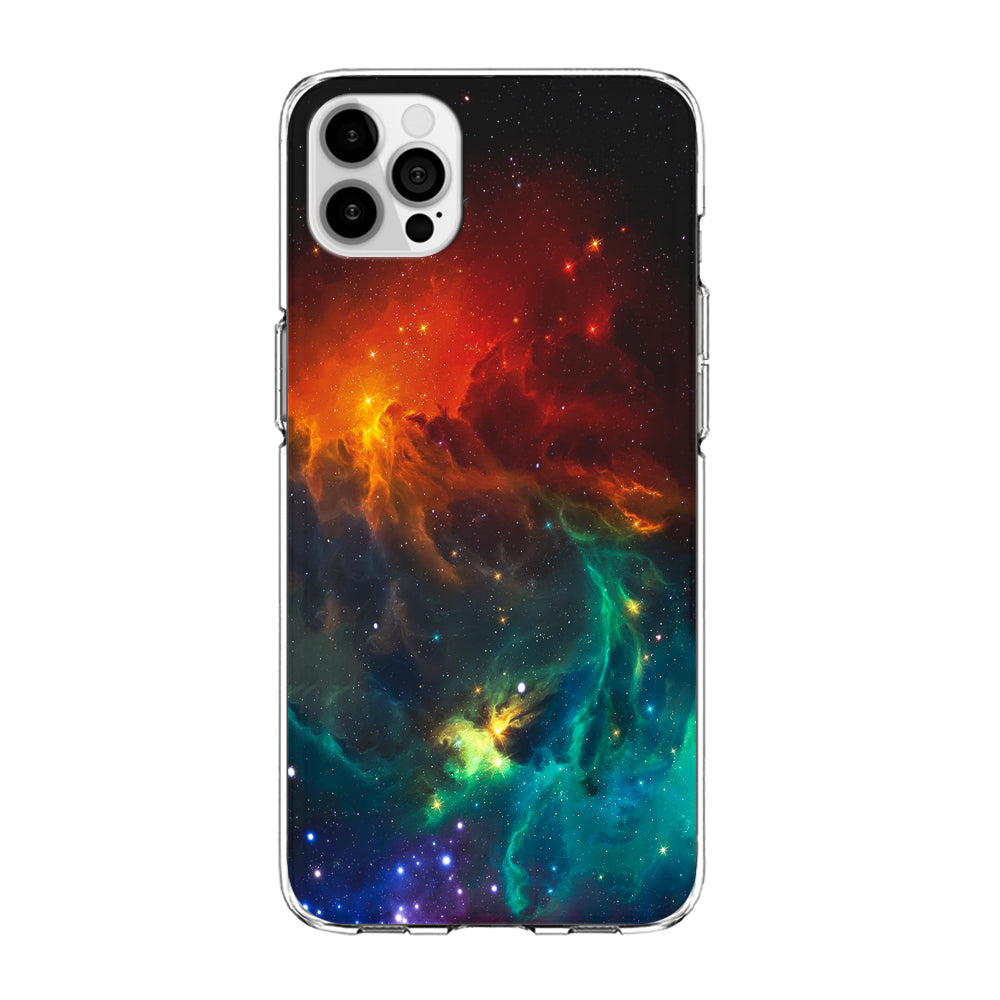 Beautiful Space Colorful 001 iPhone 15 Pro Case-Phone Case-Clear Soft Case-Altracase