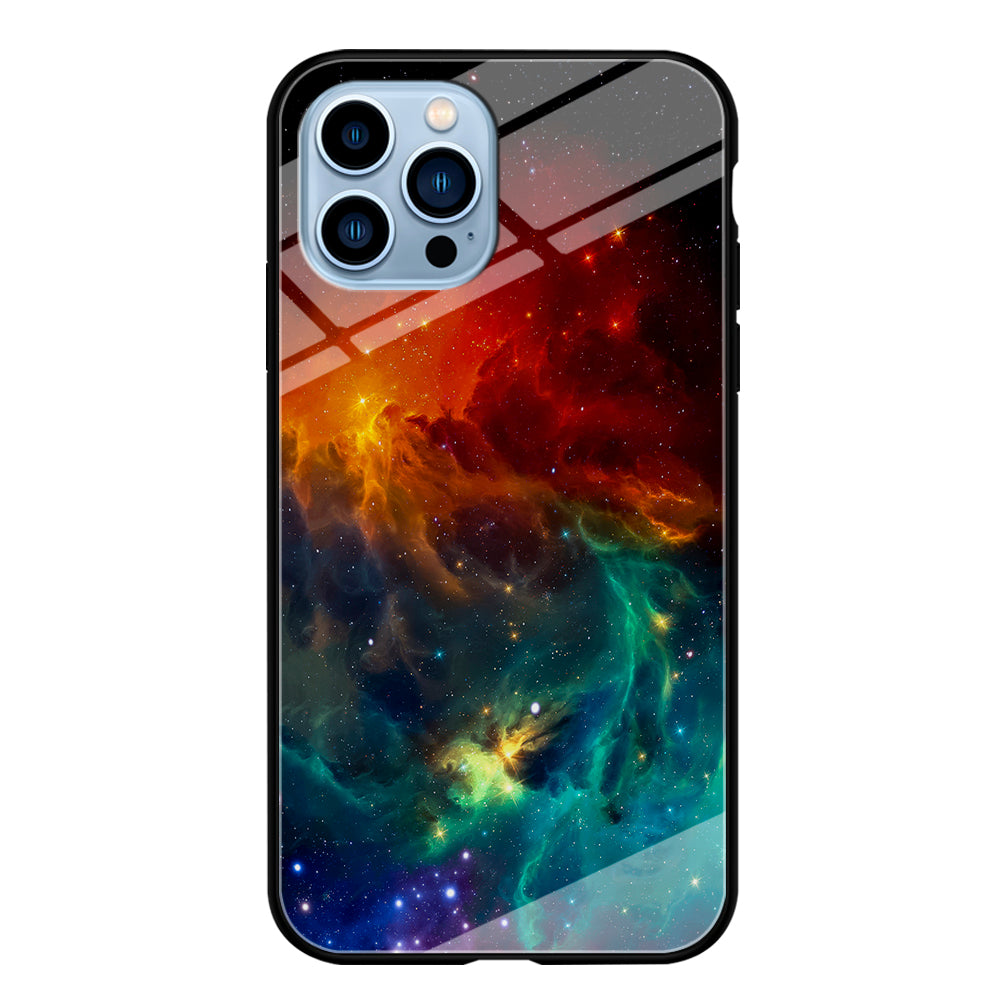 Beautiful Space Colorful 001 iPhone 15 Pro Case-Phone Case-Tempered Glass Case-Altracase