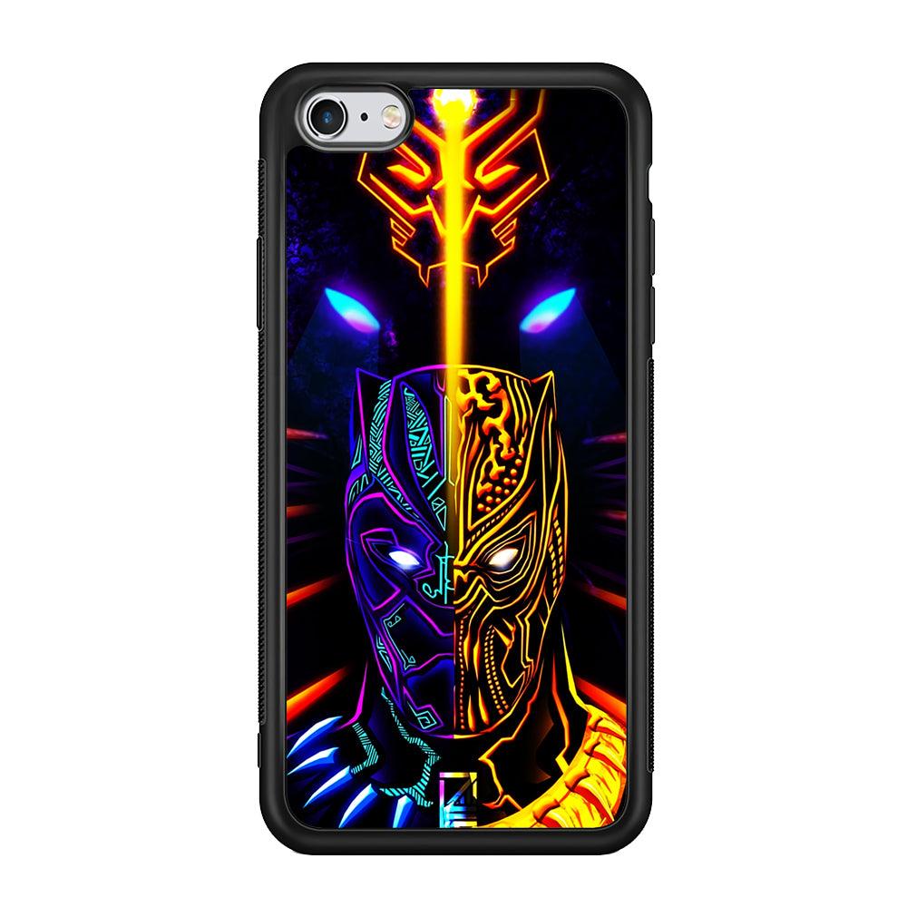 Black Panther And Golden Jaguar iPhone 6 | 6s Case-Phone Case-Rubber Black (2D Case)-Altracase