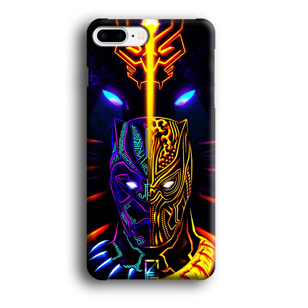 Black Panther And Golden Jaguar iPhone 8 Plus Case-Phone Case-3D Case-Altracase