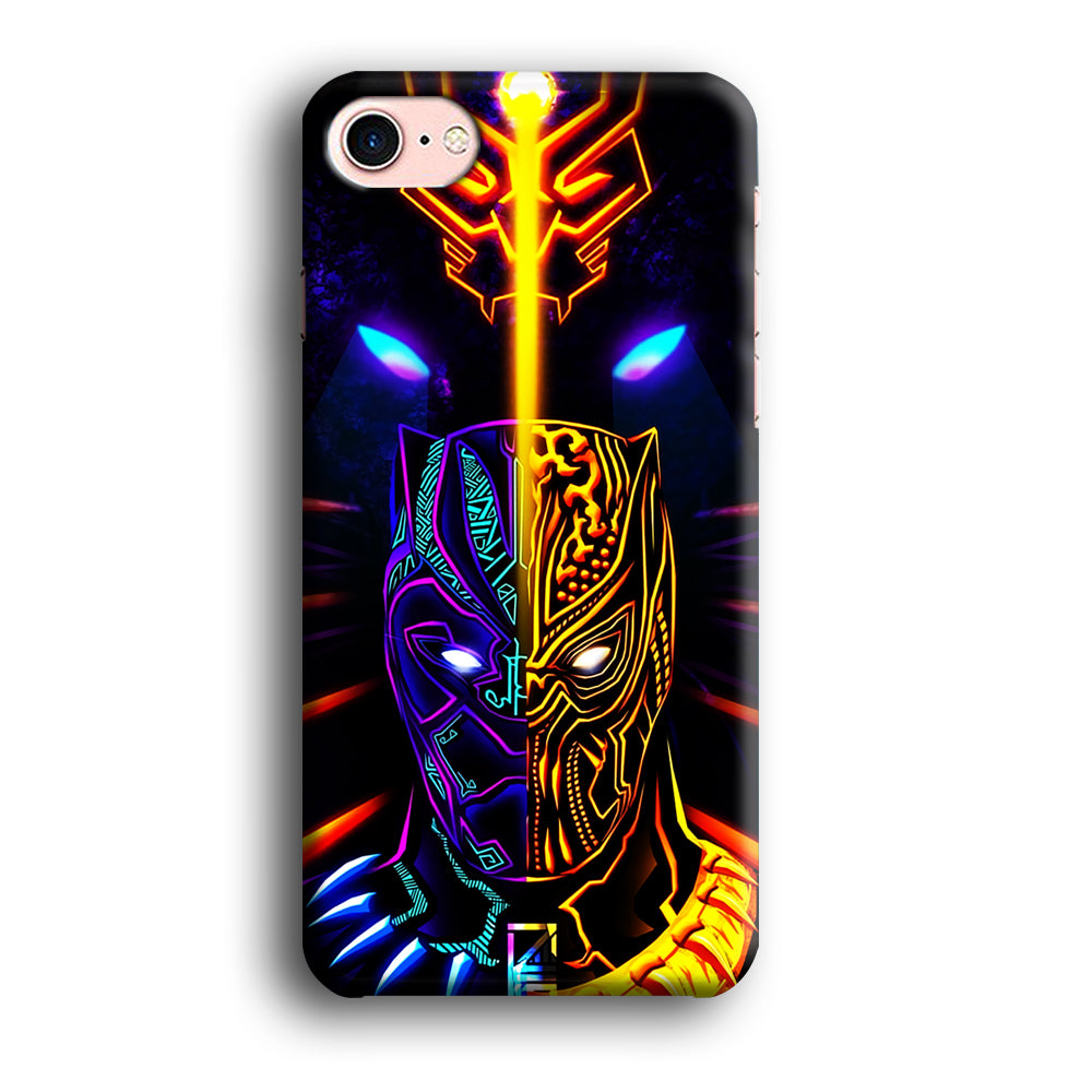 Black Panther And Golden Jaguar iPhone 7 Case-Phone Case-3D Case-Altracase