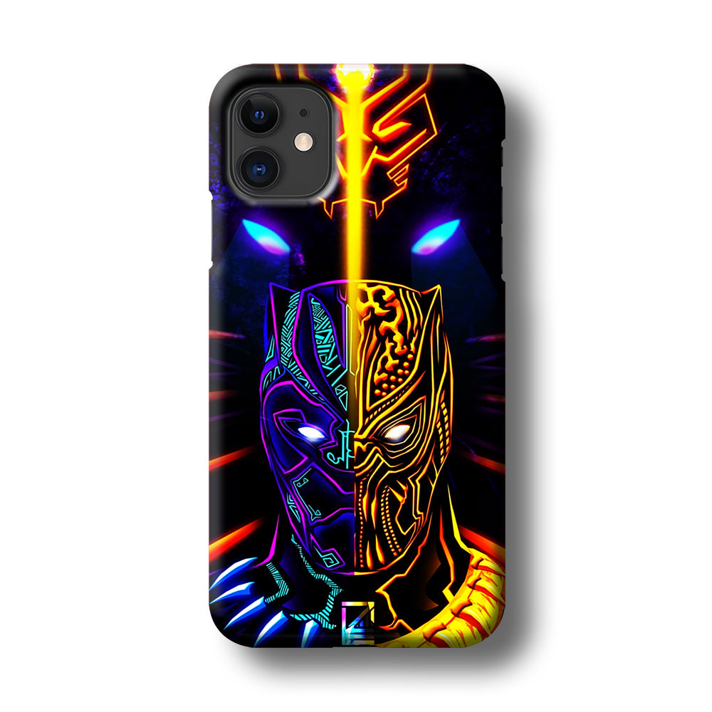 Black Panther And Golden Jaguar iPhone 11 Case-Phone Case-3D Case-Altracase