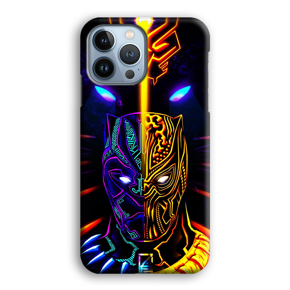 Black Panther And Golden Jaguar iPhone 15 Pro Case-Phone Case-3D Case-Altracase