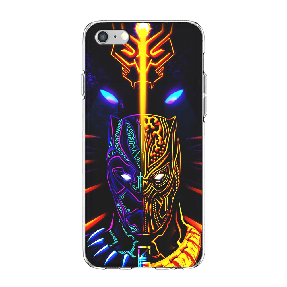Black Panther And Golden Jaguar iPhone 6 Plus | 6s Plus Case-Phone Case-Clear Soft Case-Altracase