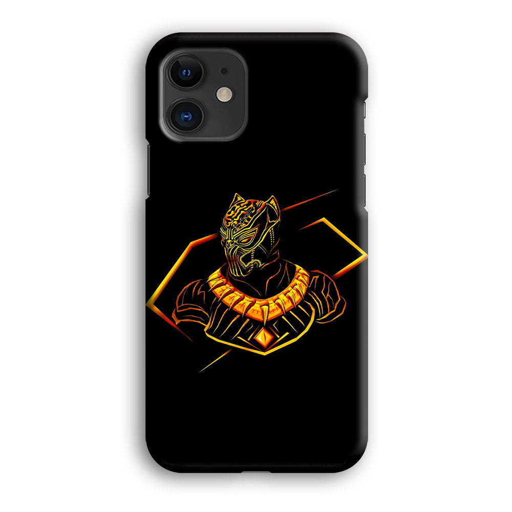 Black Panther Golden Art iPhone 12 Case-Phone Case-3D Case-Altracase