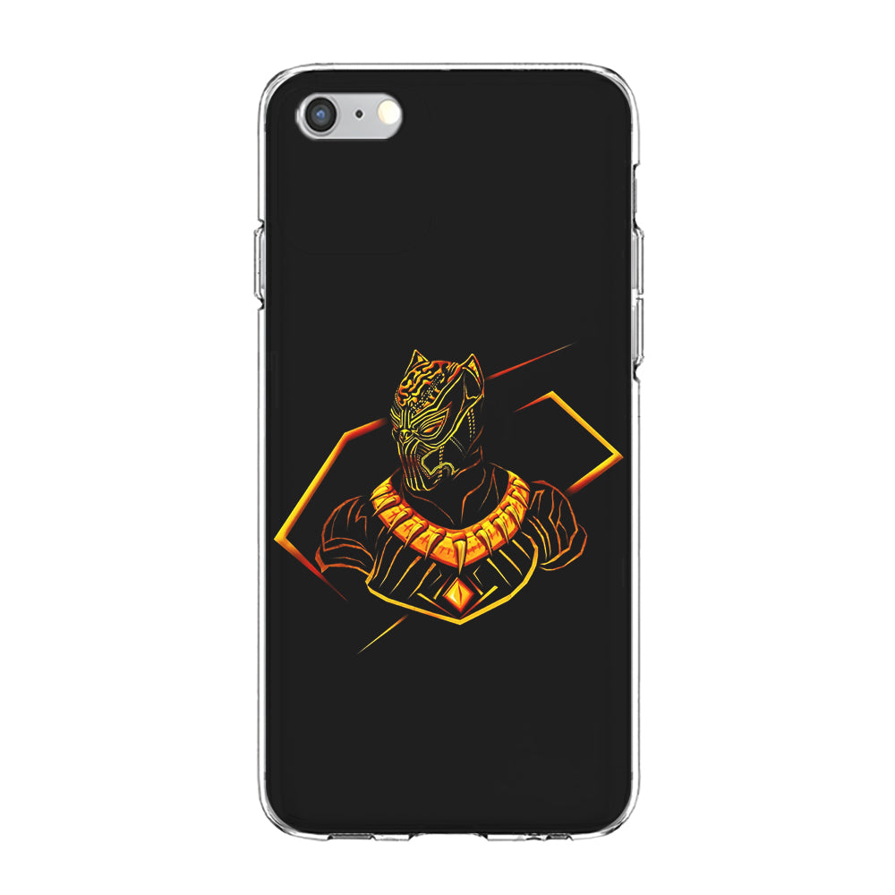 Black Panther Golden Art iPhone 6 Plus | 6s Plus Case-Phone Case-Clear Soft Case-Altracase