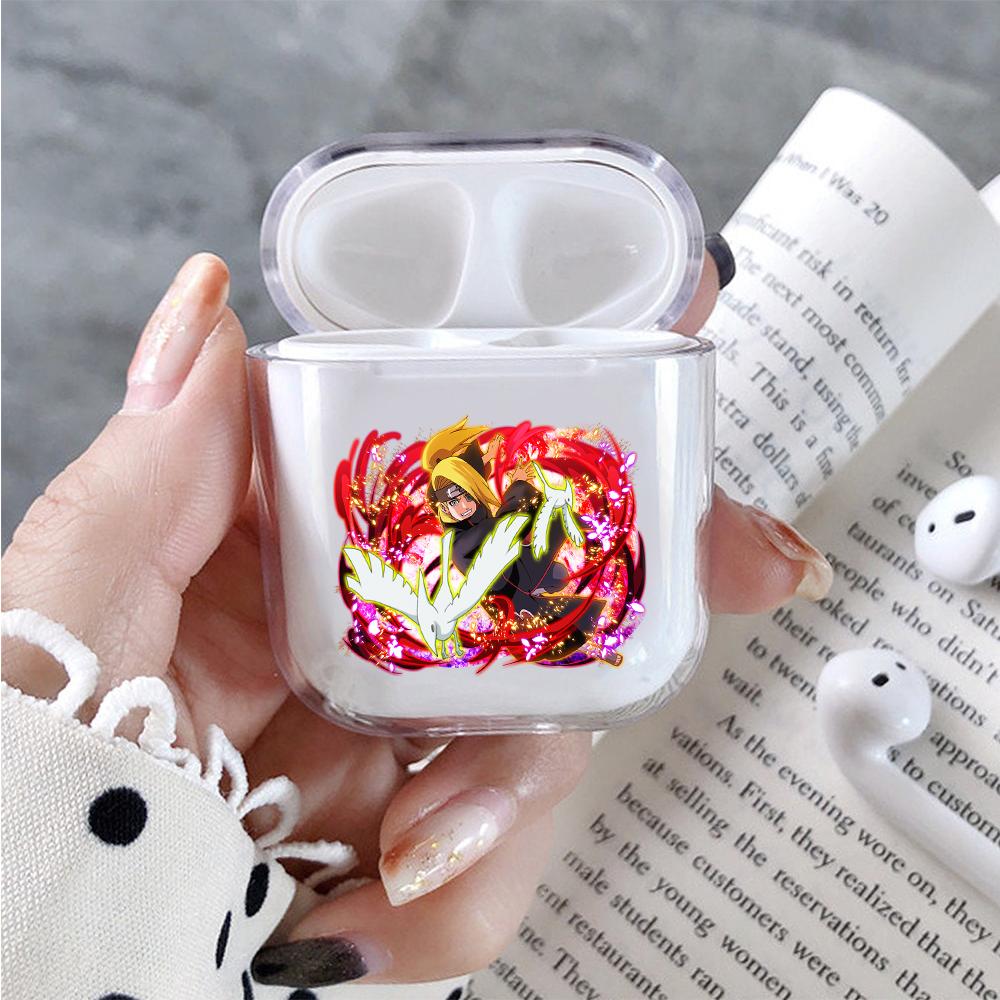 Blazing Deidara Hard Plastic Protective Clear Case Cover For Apple Airpods-AirPod Case-Altracase