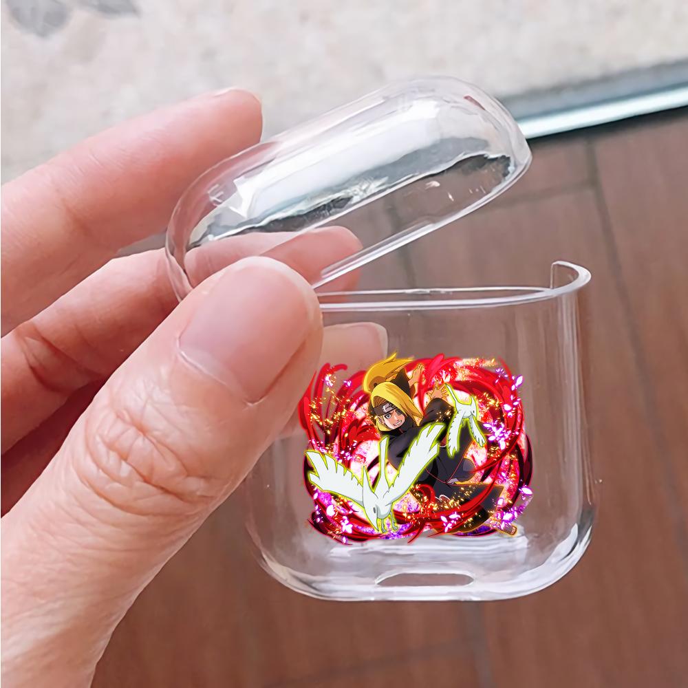 Blazing Deidara Hard Plastic Protective Clear Case Cover For Apple Airpods-AirPod Case-Altracase