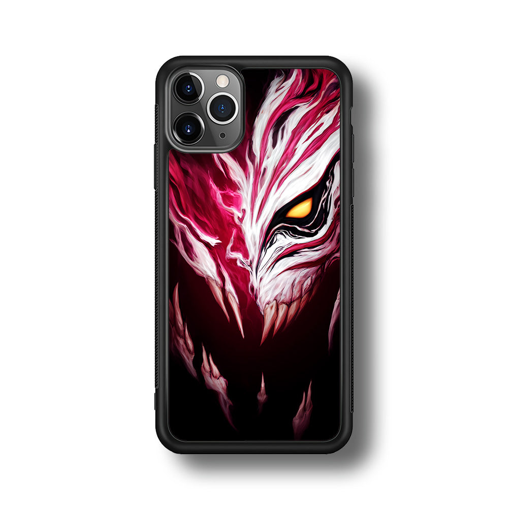 Bleach Hollow Mask Art iPhone 11 Pro Case-Phone Case-Rubber Black (2D Case)-Altracase