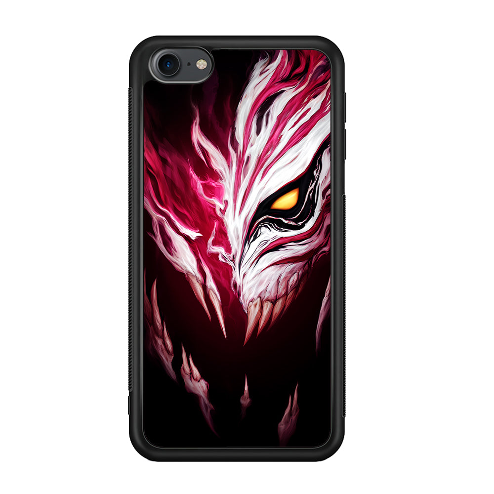 Bleach Hollow Mask Art iPod Touch 6 Case-Phone Case-Rubber Black (2D Case)-Altracase