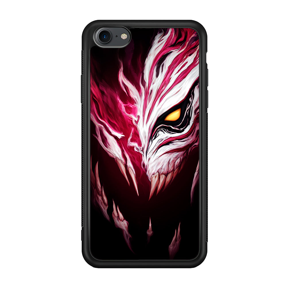 Bleach Hollow Mask Art iPhone 7 Case-Phone Case-Rubber Black (2D Case)-Altracase