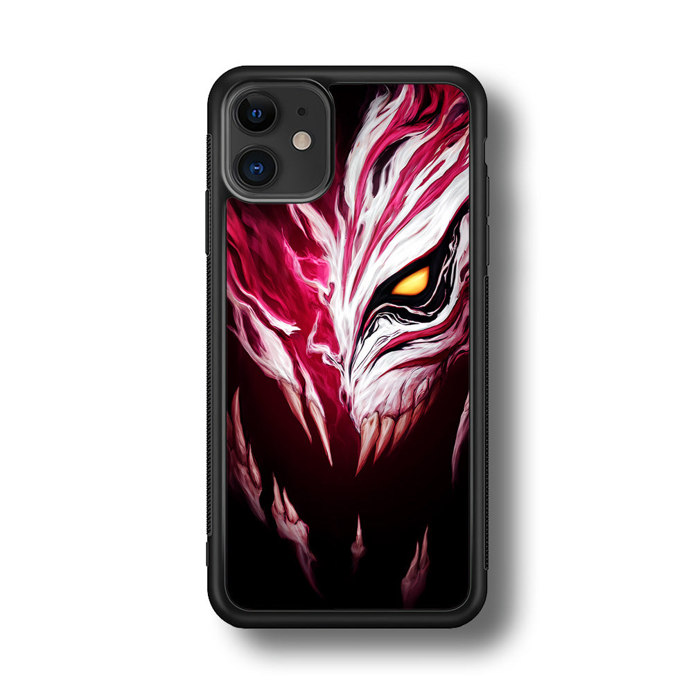 Bleach Hollow Mask Art iPhone 11 Case-Phone Case-Rubber Black (2D Case)-Altracase