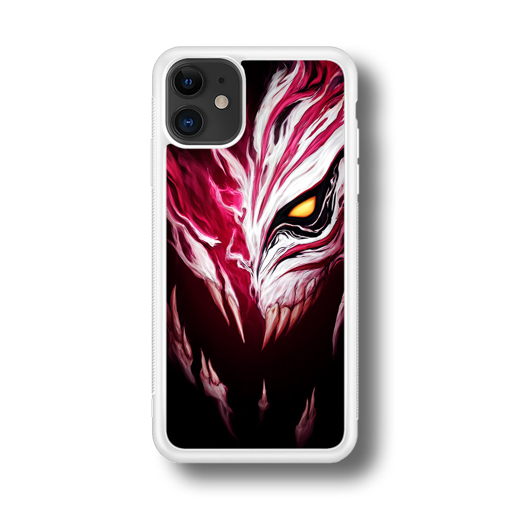 Bleach Hollow Mask Art iPhone 11 Case-Phone Case-Rubber White (2D Case)-Altracase