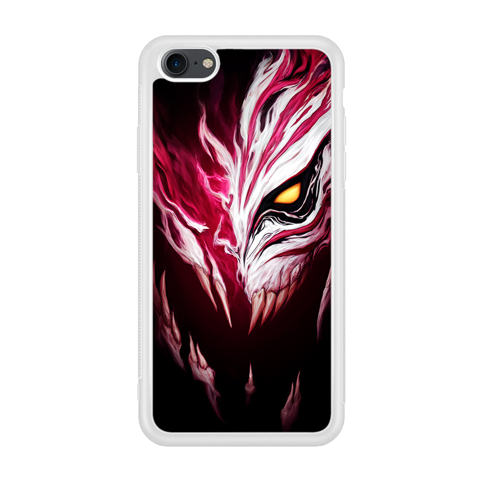 Bleach Hollow Mask Art iPhone 7 Case-Phone Case-Rubber White (2D Case)-Altracase