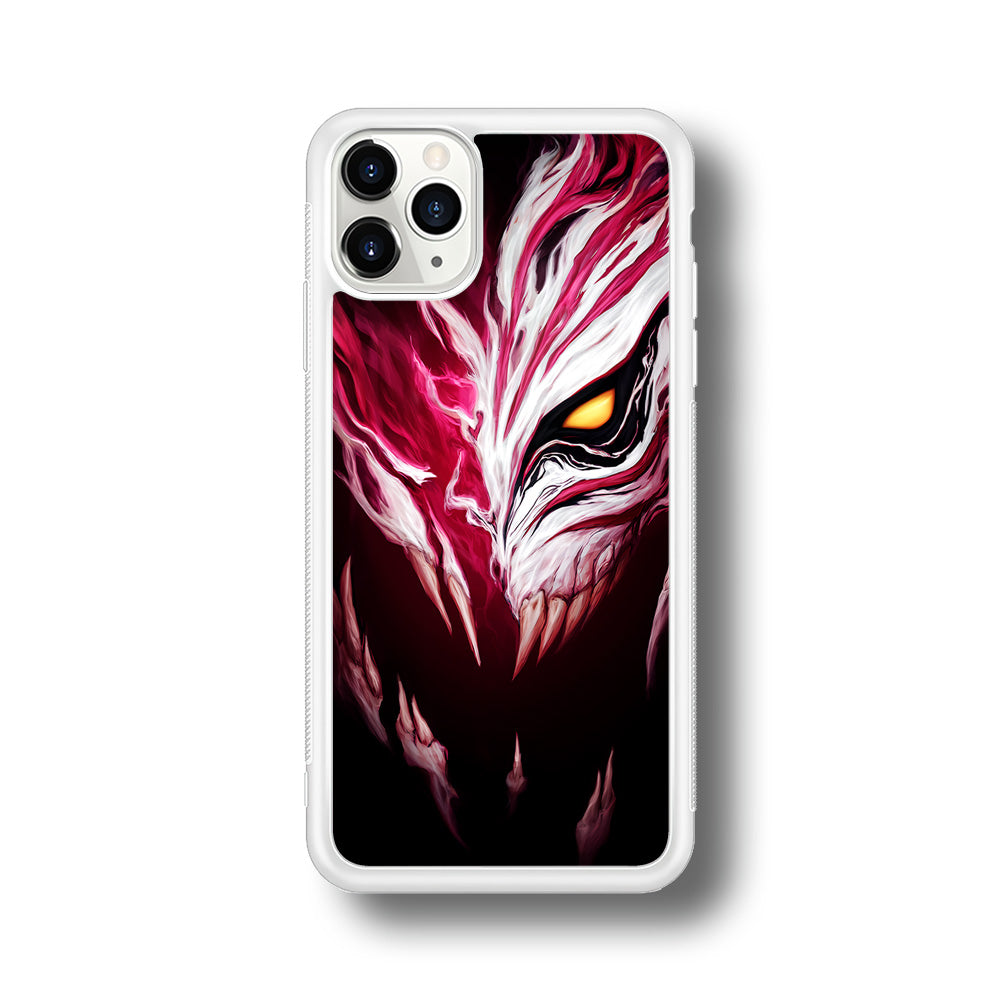 Bleach Hollow Mask Art iPhone 11 Pro Case-Phone Case-Rubber White (2D Case)-Altracase