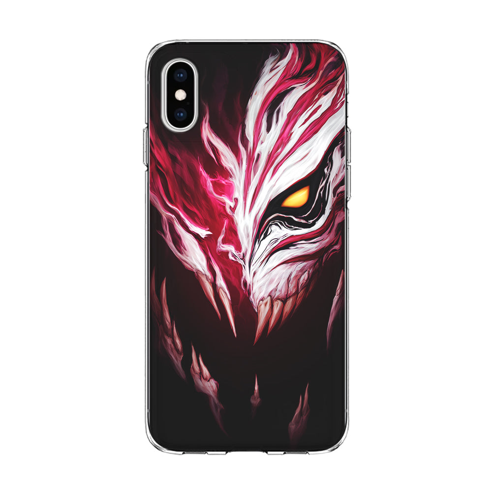 Bleach Hollow Mask Art iPhone Xs Case-Phone Case-Clear Soft Case-Altracase