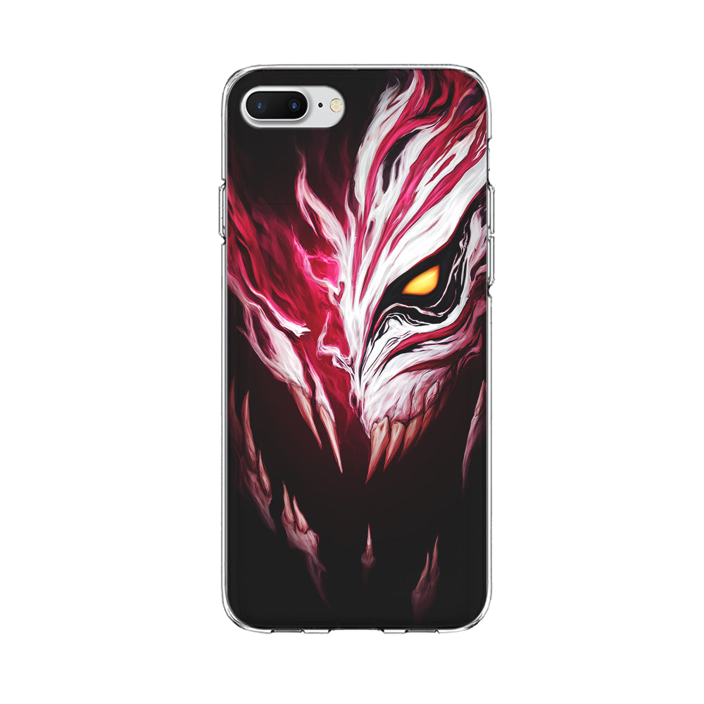 Bleach Hollow Mask Art iPhone 8 Plus Case-Phone Case-Clear Soft Case-Altracase