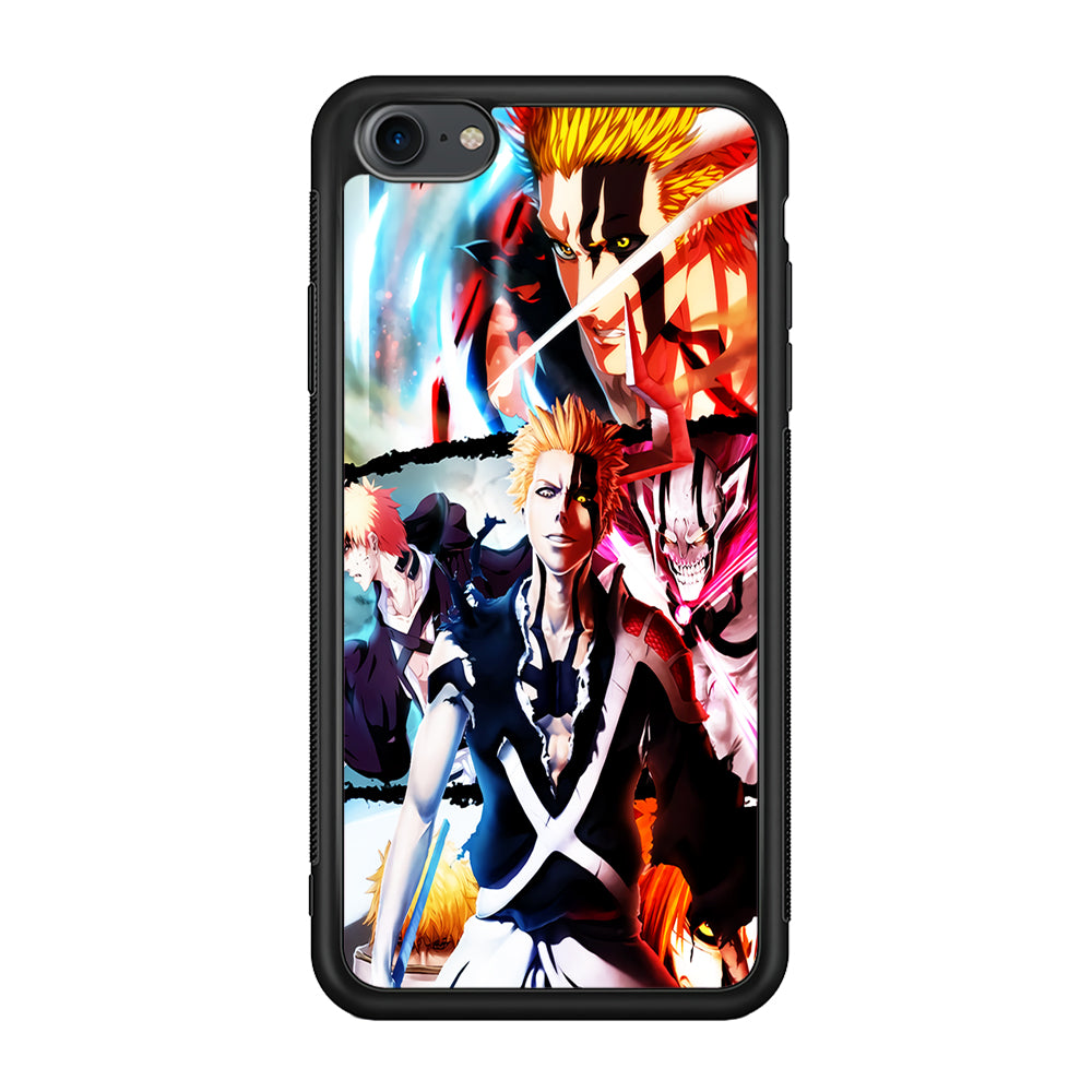 Bleach Ichigo Kurosaki Collage iPhone 7 Case-Phone Case-Rubber Black (2D Case)-Altracase