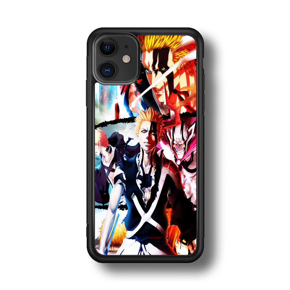 Bleach Ichigo Kurosaki Collage iPhone 11 Case-Phone Case-Rubber Black (2D Case)-Altracase