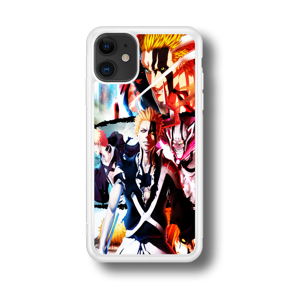 Bleach Ichigo Kurosaki Collage iPhone 11 Case-Phone Case-Rubber White (2D Case)-Altracase