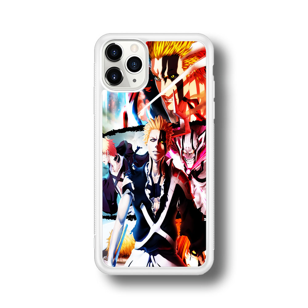 Bleach Ichigo Kurosaki Collage iPhone 11 Pro Max Case-Phone Case-Rubber White (2D Case)-Altracase