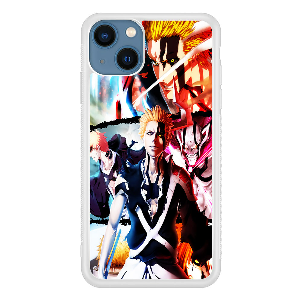 Bleach Ichigo Kurosaki Collage iPhone 13 Case-Phone Case-Rubber White (2D Case)-Altracase