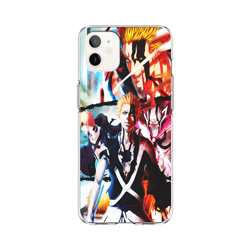 Bleach Ichigo Kurosaki Collage iPhone 12 Case-Phone Case-Clear Soft Case-Altracase