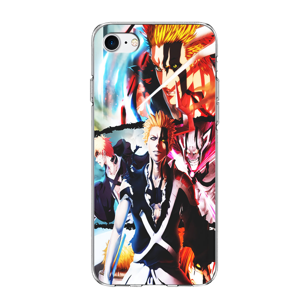 Bleach Ichigo Kurosaki Collage iPhone 7 Case-Phone Case-Clear Soft Case-Altracase