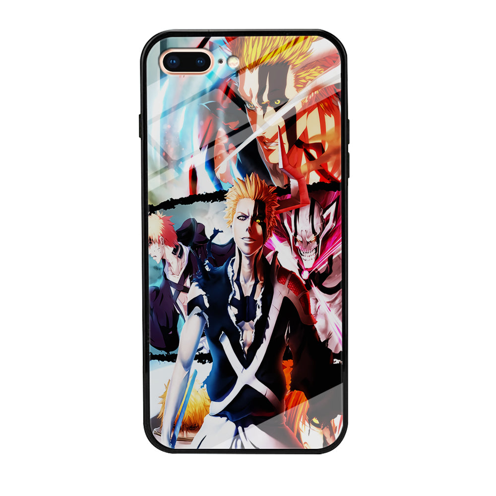 Bleach Ichigo Kurosaki Collage iPhone 8 Plus Case-Phone Case-Tempered Glass Case-Altracase