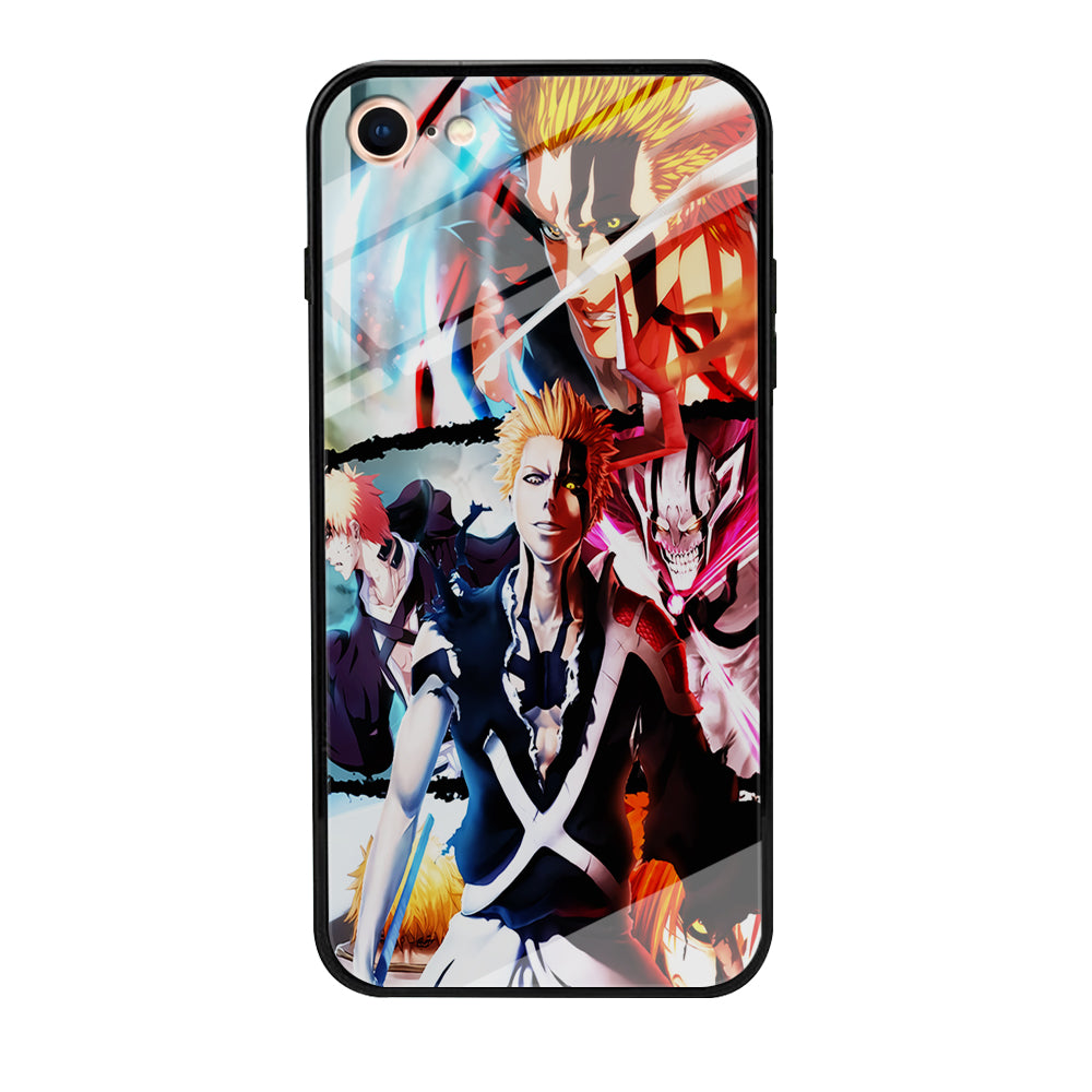 Bleach Ichigo Kurosaki Collage iPhone SE 2020 Case-Phone Case-Tempered Glass Case-Altracase