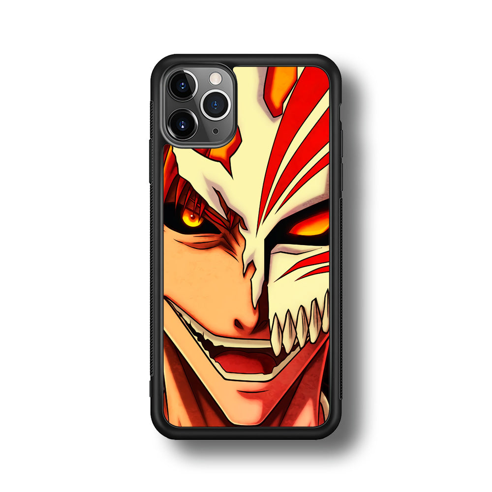 Bleach Ichigo Kurosaki Face iPhone 11 Pro Case-Phone Case-Rubber Black (2D Case)-Altracase