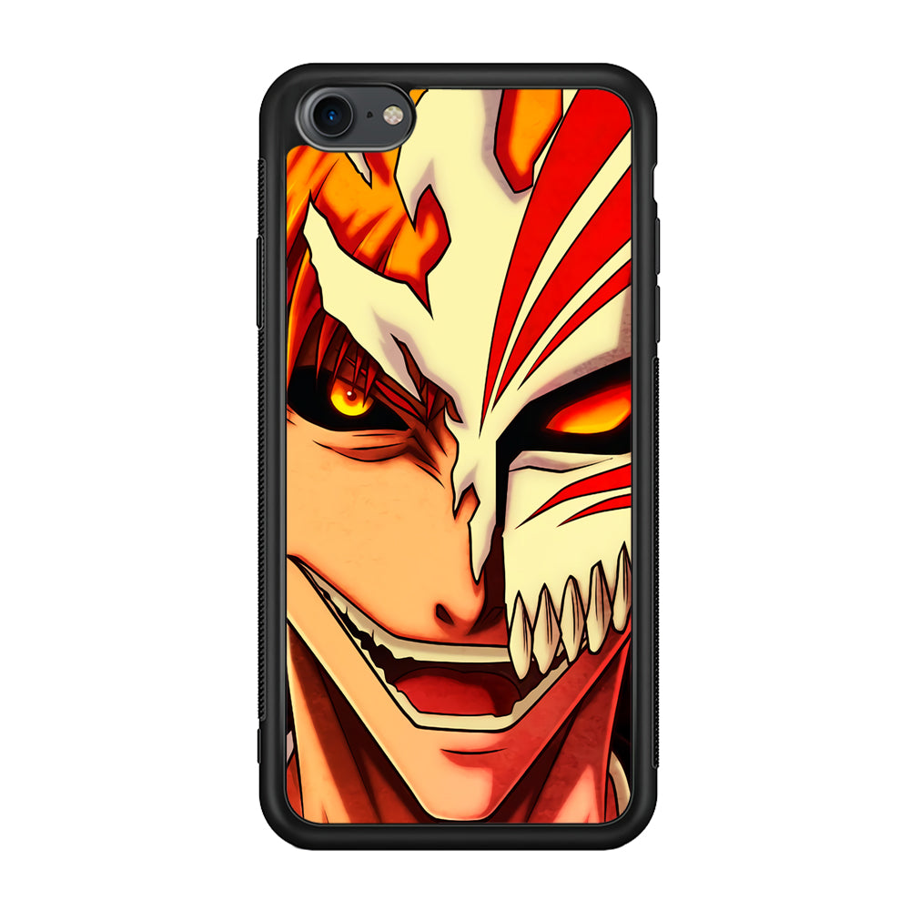 Bleach Ichigo Kurosaki Face iPhone 7 Case-Phone Case-Rubber Black (2D Case)-Altracase