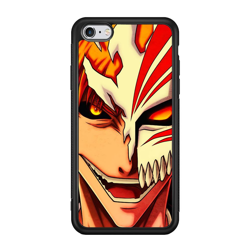 Bleach Ichigo Kurosaki Face iPhone 6 | 6s Case-Phone Case-Rubber Black (2D Case)-Altracase