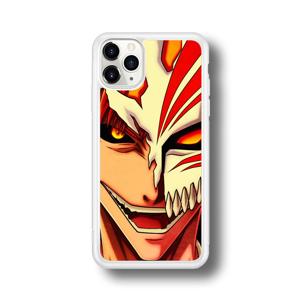 Bleach Ichigo Kurosaki Face iPhone 11 Pro Case-Phone Case-Rubber White (2D Case)-Altracase
