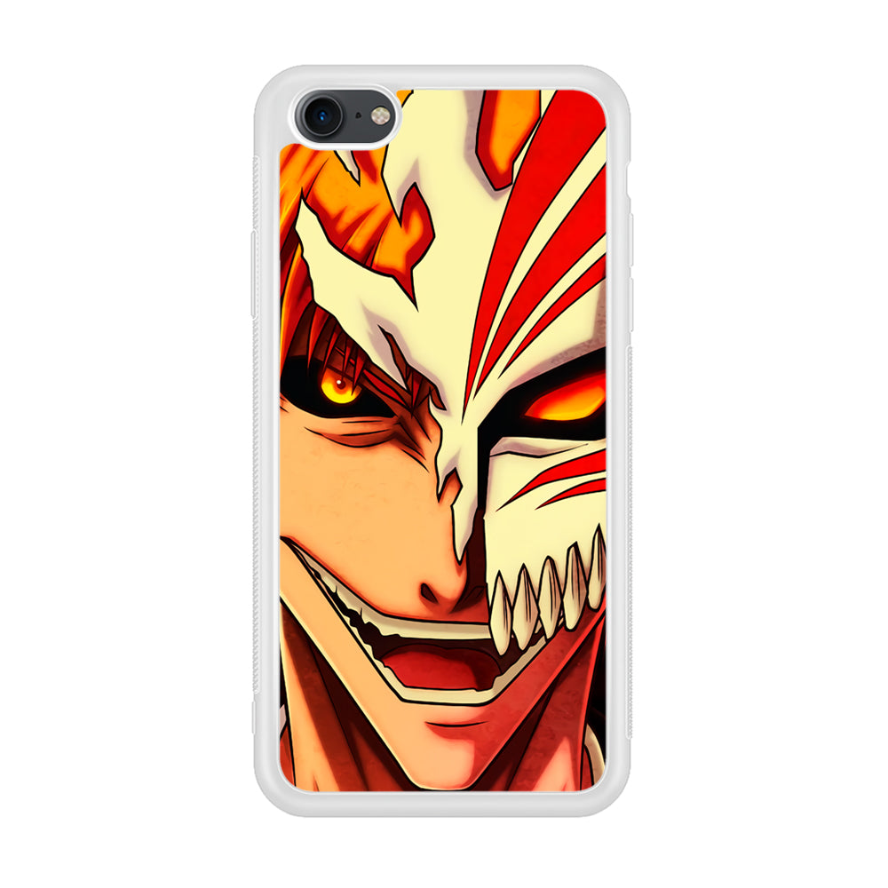 Bleach Ichigo Kurosaki Face iPhone 7 Case-Phone Case-Rubber White (2D Case)-Altracase