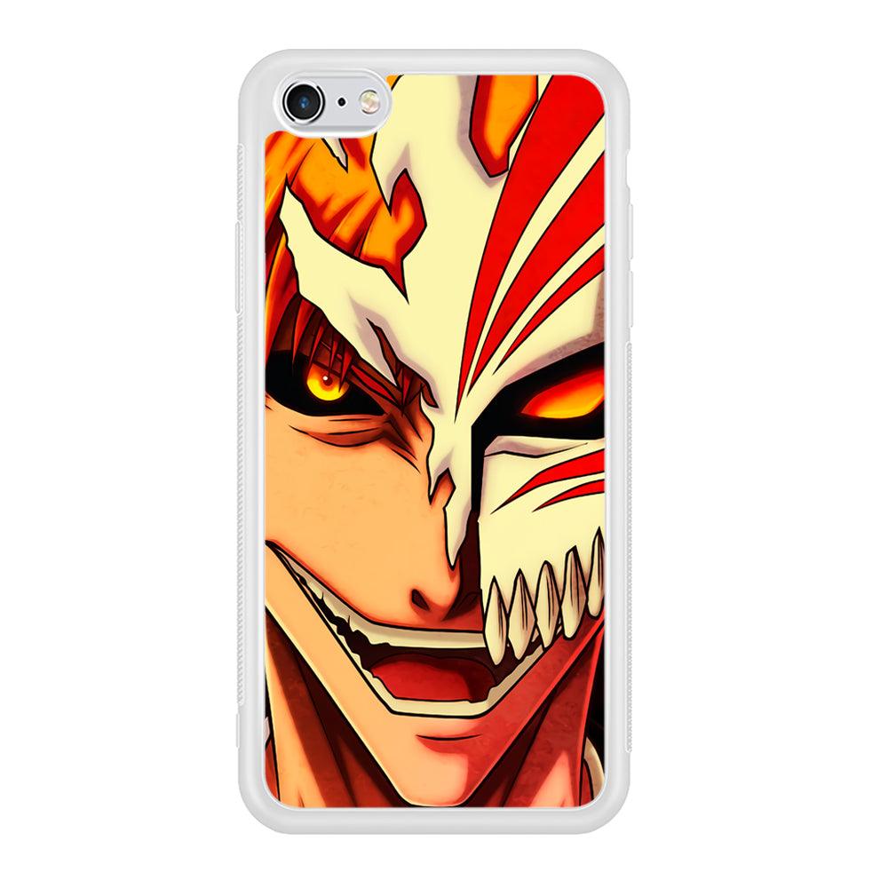 Bleach Ichigo Kurosaki Face iPhone 6 | 6s Case-Phone Case-Rubber White (2D Case)-Altracase