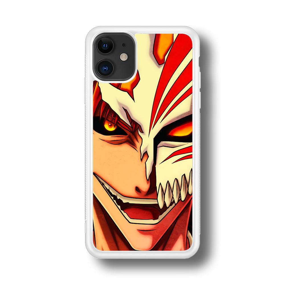 Bleach Ichigo Kurosaki Face iPhone 11 Case-Phone Case-Rubber White (2D Case)-Altracase