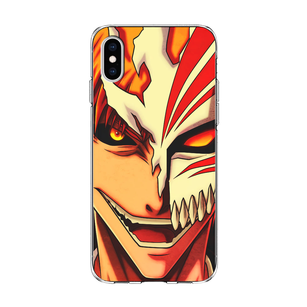 Bleach Ichigo Kurosaki Face iPhone X Case-Phone Case-Clear Soft Case-Altracase