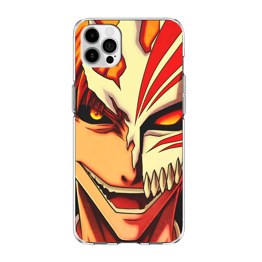 Bleach Ichigo Kurosaki Face iPhone 15 Pro Case-Phone Case-Clear Soft Case-Altracase