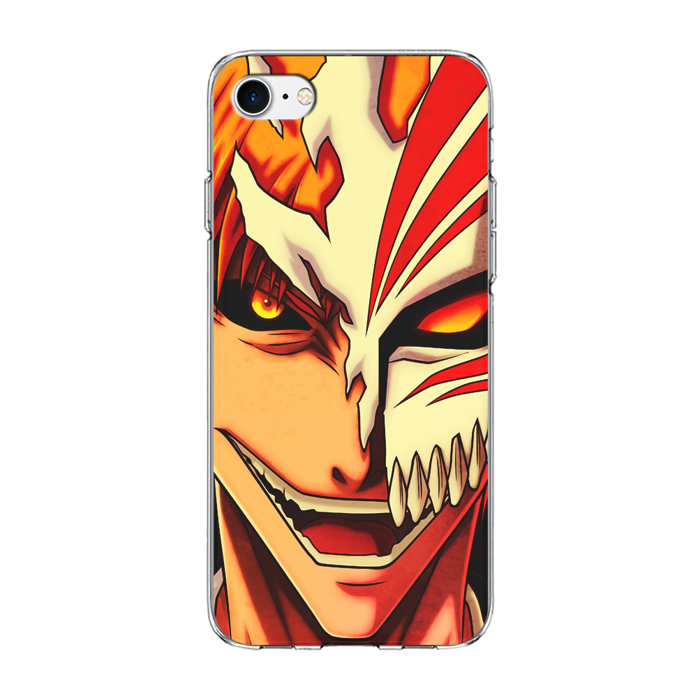 Bleach Ichigo Kurosaki Face iPhone SE 2020 Case-Phone Case-Clear Soft Case-Altracase