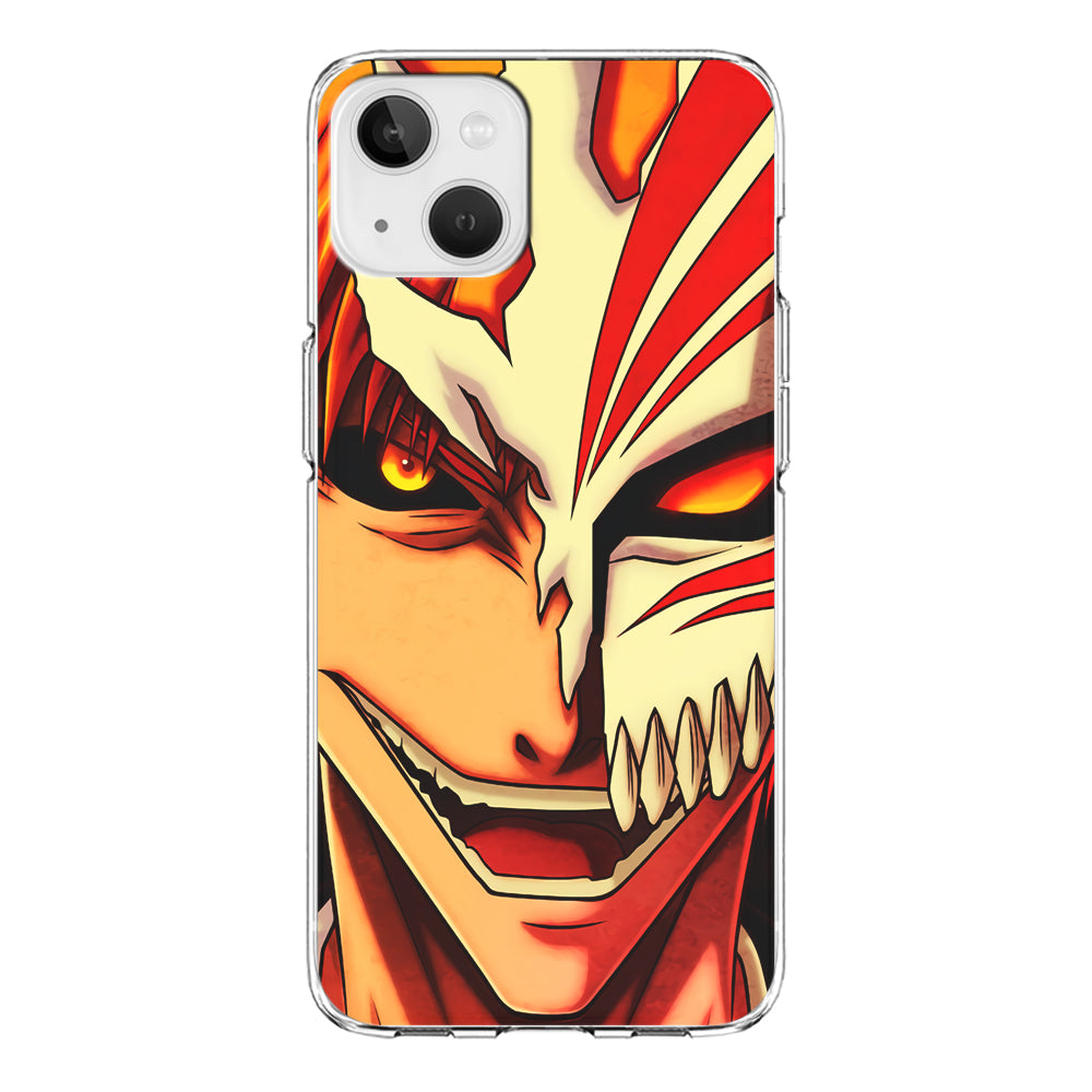 Bleach Ichigo Kurosaki Face iPhone 15 Case-Phone Case-Clear Soft Case-Altracase
