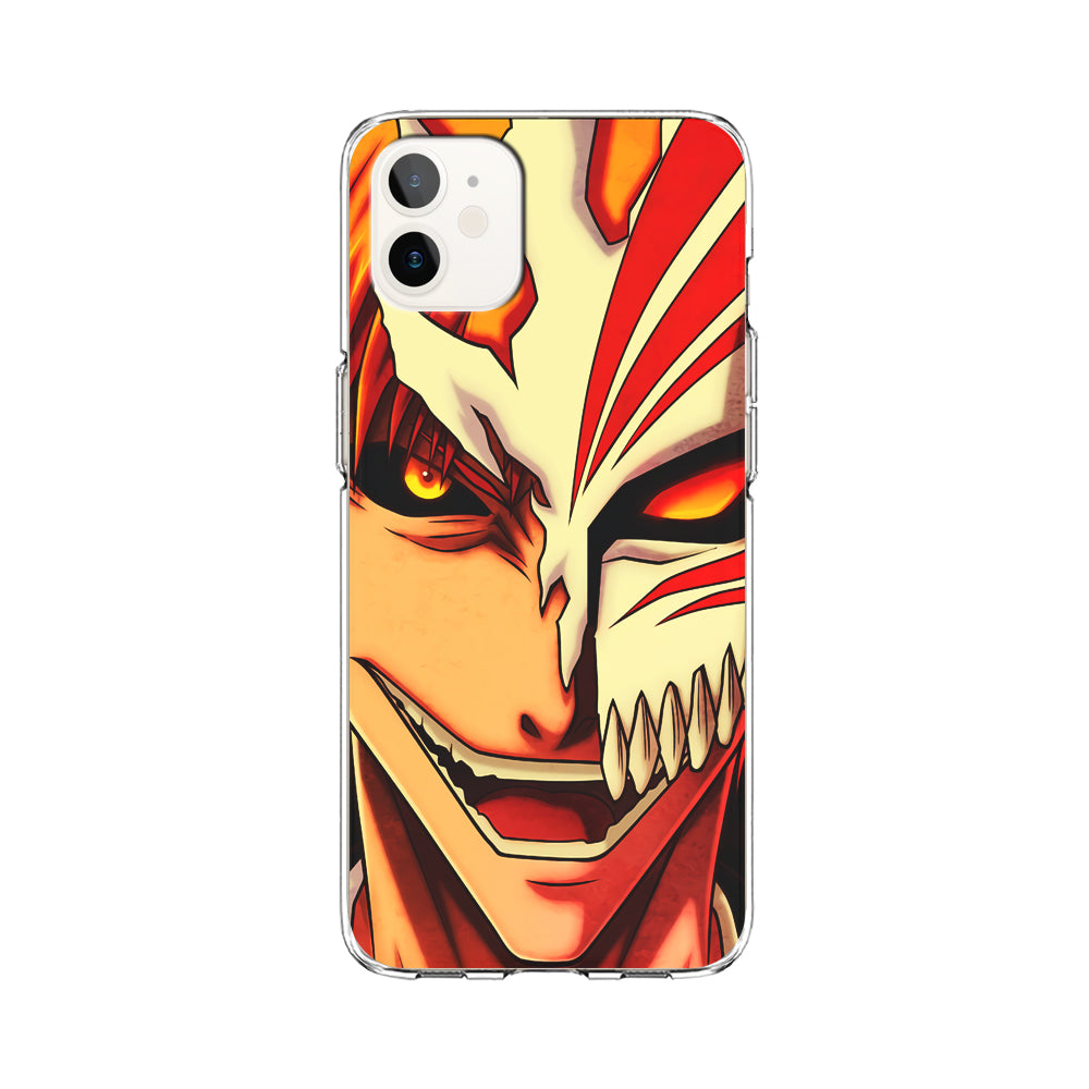 Bleach Ichigo Kurosaki Face iPhone 12 Mini Case-Phone Case-Clear Soft Case-Altracase