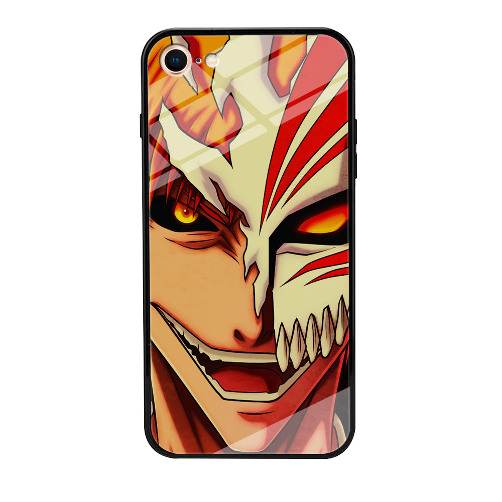 Bleach Ichigo Kurosaki Face iPhone 8 Case-Phone Case-Tempered Glass Case-Altracase