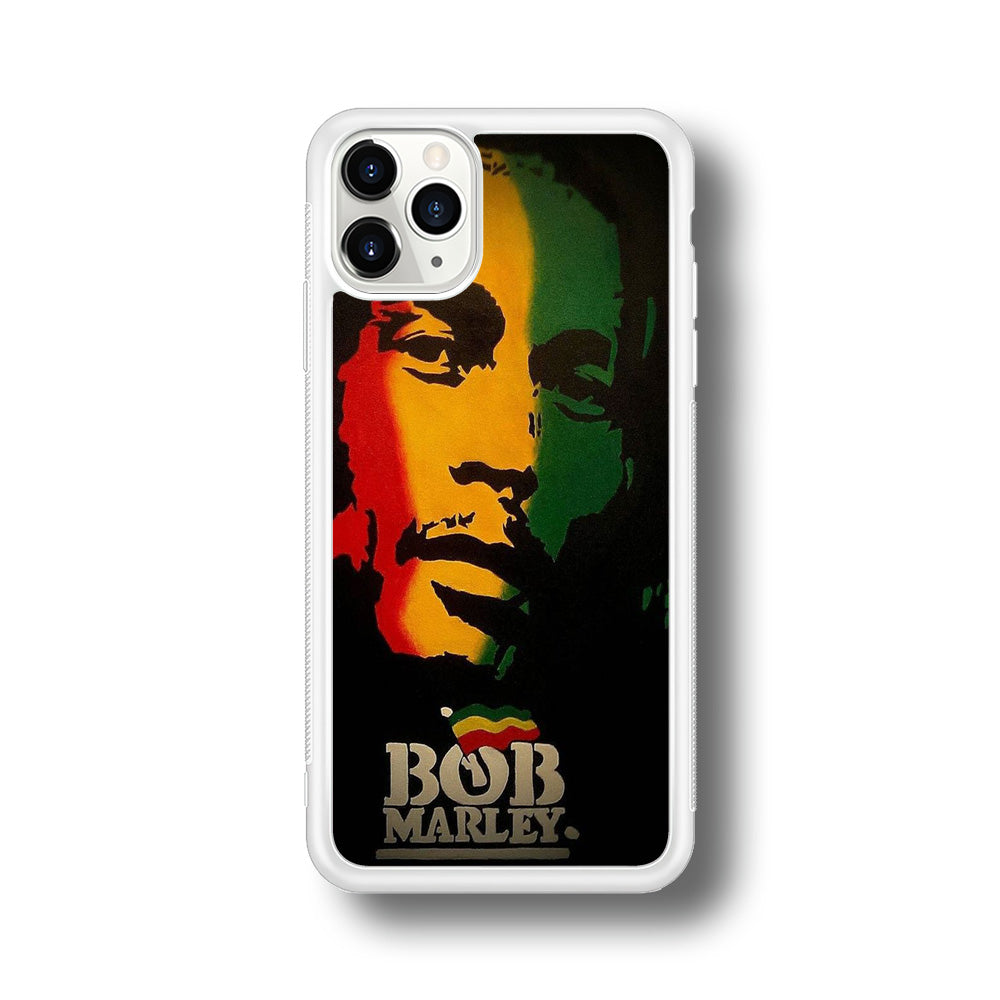 Bob Marley 002 iPhone 11 Pro Case-Phone Case-Rubber White (2D Case)-Altracase